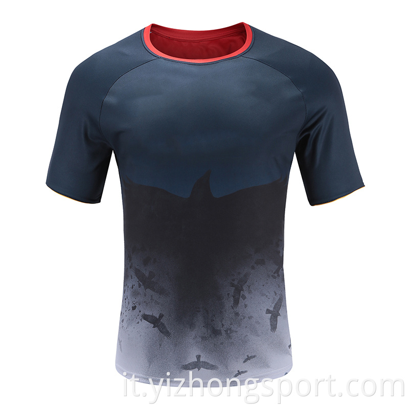 Mens Rugby Wear T Shirt